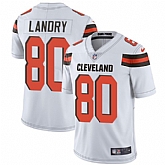Nike Browns 80 Jarvis Landry White Vapor Untouchable Limited Jersey Dzhi,baseball caps,new era cap wholesale,wholesale hats